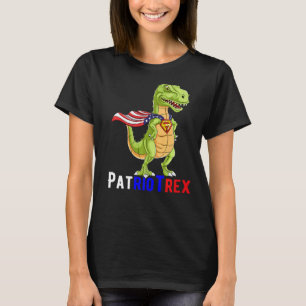 Feier 4. Juli Amerika Unabhängigkeit Dinusau T-Shirt