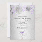 Feier 50 & fabelhafte Einladung zum Geburtstag (Rückseite)