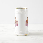 Feier-60. Geburtstags-Geschenke Bierglas (Mittel)