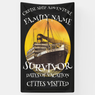 Feier Abiturklasse Ruhestand 2024 Kreuzfahrtschiff Banner