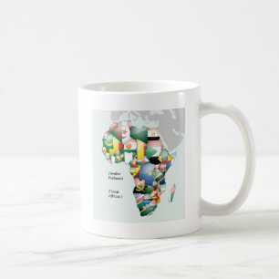Feier Afrikas im Flaggen-Design Kaffeetasse