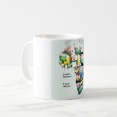Feier Afrikas im Flaggen-Design Kaffeetasse (Vorderseite Links)