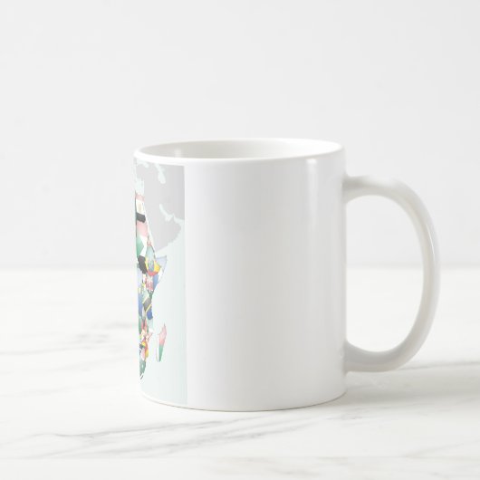 Feier Afrikas im Flaggen-Design Kaffeetasse (Rechts)