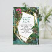 Feier an der Magischen Fantasie Dankeschön Karte (Stehend Vorderseite)