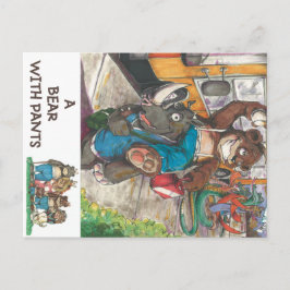 Feier aus dem Buch "Ein Bär mit Pflanzen" Postkarte
