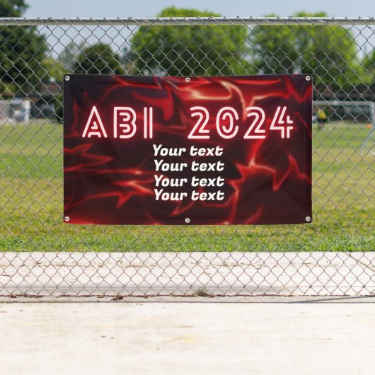 Feier-Banner Perfekt für Abschlussfeiern Banner (Insitu)