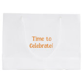 Feier Cupcake Große Geschenktasche Geschenktüte (Rückseite)