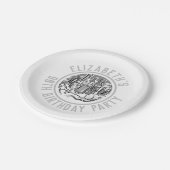 Feier der 90. Geburtstagszeitung Tellers Pappteller (Schrägansicht)