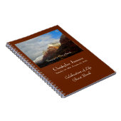 Feier der Bergwolken des Lebens Notizblock (Rechte Seite)