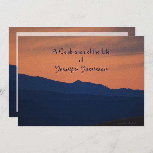 Feier der Einladung zum Leben, einfacher Sonnenunt (Vorne/Hinten)