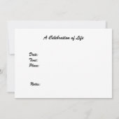 Feier der Einladung zum Leben, eingebettet in Wolk (Rückseite)