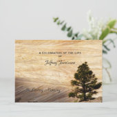 Feier der Einladung zum Leben, hellbrauner Stein (Stehend Vorderseite)