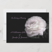 Feier der Einladung zum Leben in der blass rosa Ro (Vorderseite)