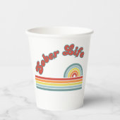 Feier der Erholung von nüchternen Papiersorten Pappbecher (Vorderseite)