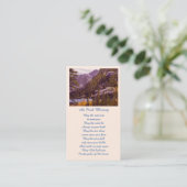 Feier der Erinnerungskarte des Lebensbildes Visitenkarte (Stehend Vorderseite)