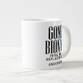 Feier der Gone Bionic Hüftgelenksersatzes Jumbo-Tasse (Vorderseite Rechts)