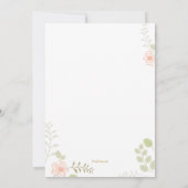 Feier der Liebe-Einladung Einladung (Rückseite)