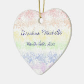 Feier der Liebe Keramikornament (Links)