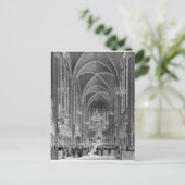 Feier der Messe für den Richter Einladungspostkarte (Stehend Vorderseite)