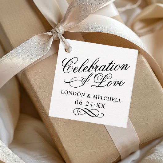 Feier der Schwarzen Hochzeitmonografie der Liebe Geschenkanhänger