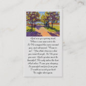 Feier der Sympathiekarte des Olivenöls Visitenkarte (Vorderseite)