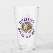 Feier des 30. Geburtstagsglases Glas (Vorderseite)