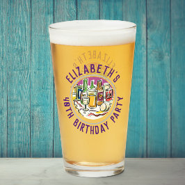 Feier des 40. Geburtstagsglases Glas