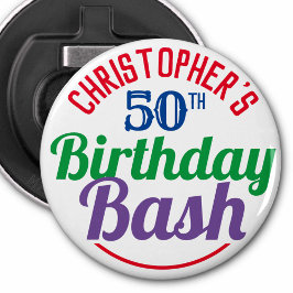 Feier des 50. Geburtstags Flaschenöffner