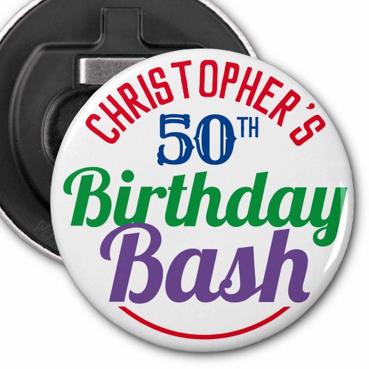 Feier des 50. Geburtstags Flaschenöffner