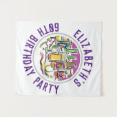 Feier des 60. Geburtstagsgeschichten Wandteppich (Vorderseite (Horizontal))