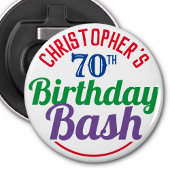 Feier des 70. Geburtstages Flaschenöffner