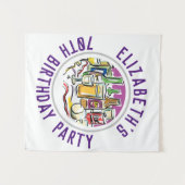 Feier des 70. Geburtstagsgeschichten Wandteppich (Vorderseite (Horizontal))