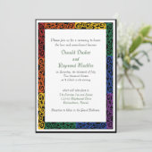 Feier des Extravaganten Gay Pride über die Selbstv Einladung (Stehend Vorderseite)