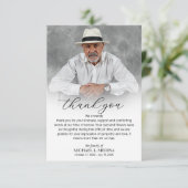 Feier des Fotos Leben DOWNLOAD Dankeschön Karte (Stehend Vorderseite)