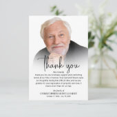 Feier des Fotos Leben DOWNLOAD Dankeschön Karte (Stehend Vorderseite)