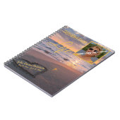 Feier des Fotos Sunset Ocean Notizblock (Linke Seite)