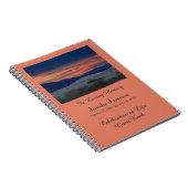 Feier des Gastbuchs des Lebens, Sonnenuntergang Du Notizblock (Rechte Seite)