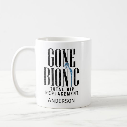 Feier des Gone Bionic Hüftersatzes Kaffeetasse (Links)