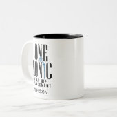 Feier des Gone Bionic Hüftersatzes Zweifarbige Tasse (Vorderseite Links)