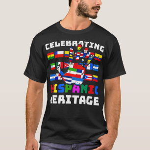 Feier des Hispanic Heritage Month Lateinamerikanis T-Shirt
