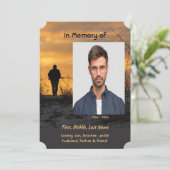 Feier des Jagdspiels des Lebensdienstes Einladung (Stehend Vorderseite)