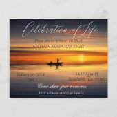 Feier des Lebens Angelsee Sunset Sunrise in (Vorderseite)