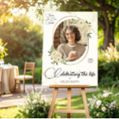 Feier des Lebens, Blumengedächtnis Foto für Beerdi Poster