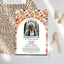 Feier des Lebens Bunte Blumen Foto Beerdigung