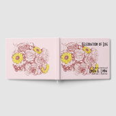 Feier des Lebens Burgund Bouquet Kunstdenkmal Gästebuch (Voll)