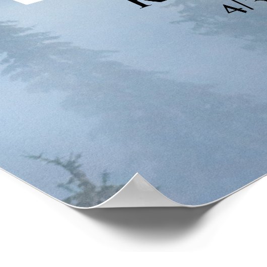 Feier des Lebens Deine Fotos Beerdigung herunterla Poster (Ecke)