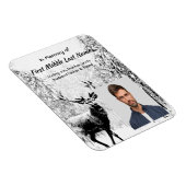 Feier des Lebens Einladung Hirsch Wildtier Magnet (Rechte Seite)