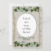 Feier des Lebens Einladung irisches Thema (Vorderseite)