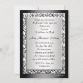 Feier des Lebens Einladung magnolia (Rückseite)