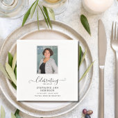 Feier des Lebens Foto Einfache Moderne Serviette